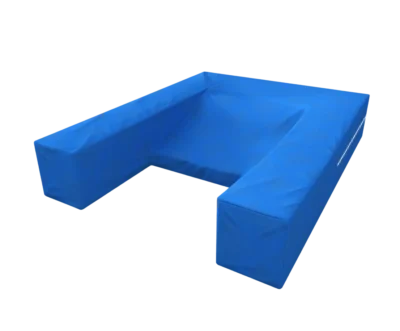 Restore You FDA-registered therapeutic support showing patented U-shaped anatomical design with dual arm channels for post-surgical shoulder recovery and optimal MLPP positioning